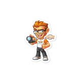Porn Dude Casting Mascot Sticker