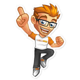 Porn Dude Official Mascot Sticker